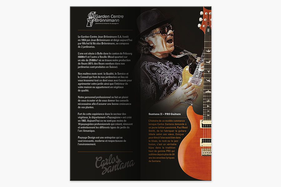 Livret guitares Atypical Partners Carlos Santana