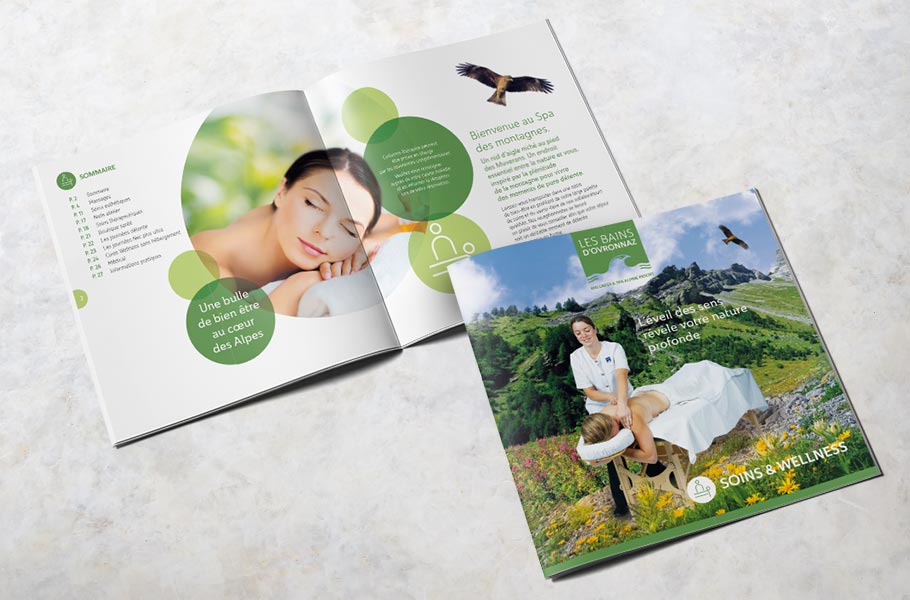 Brochure Soins&Wellness Bains d'Ovronnaz